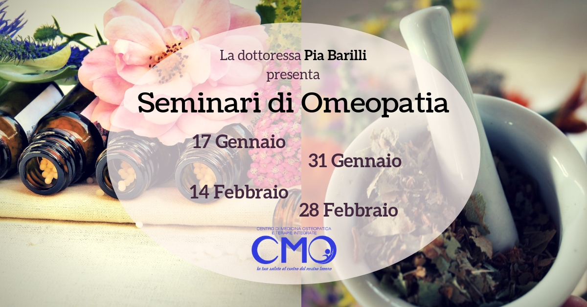 seminari pia 2019 Seminari di Omeopatia della Dott.ssa Pia Barilli
