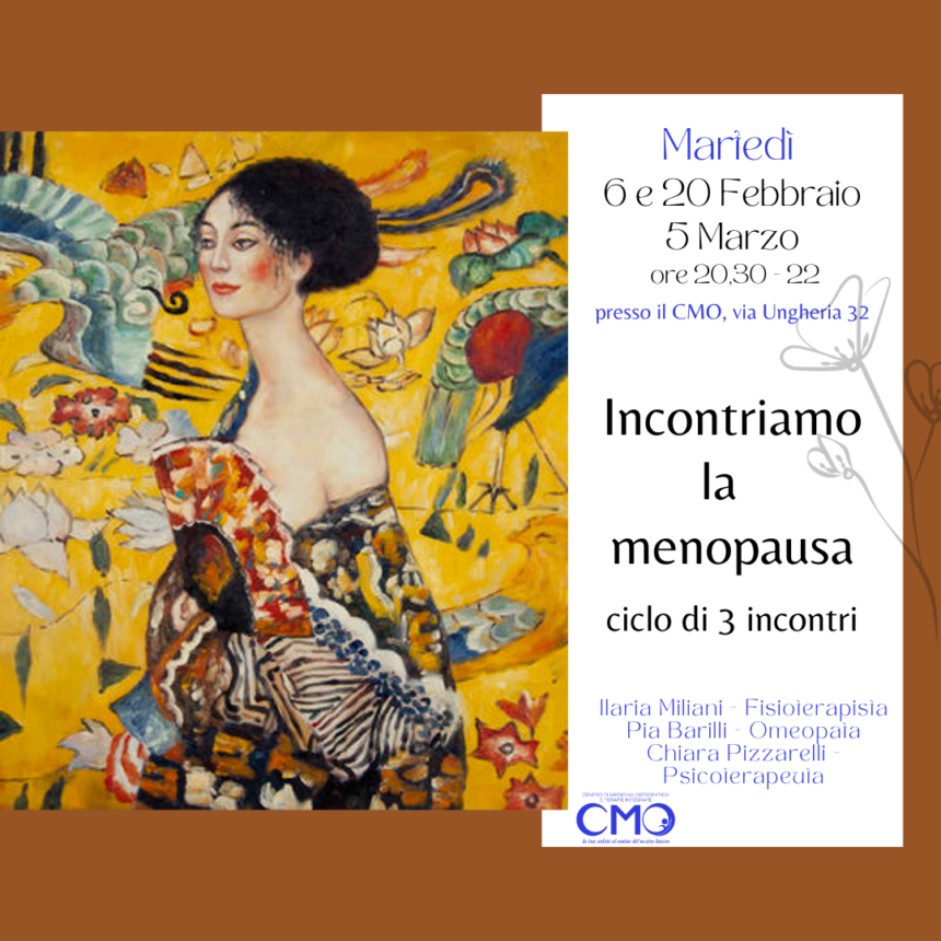incontriamo la menopausa feb24 Incontriamo la Menopausa – nuovo ciclo a Febbraio 2024