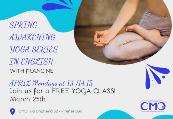 YOGA INGLESE (2) Spring Awakening Yoga in English – FREE lesson March 25th