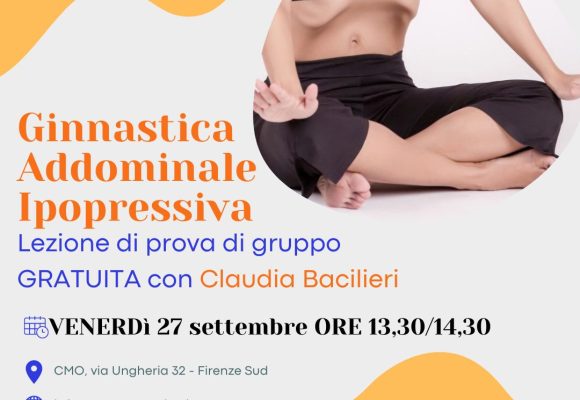 ipopressiva - settembre 24 Corso di Ginnastica Addominale Ipopressiva: vieni a provare!