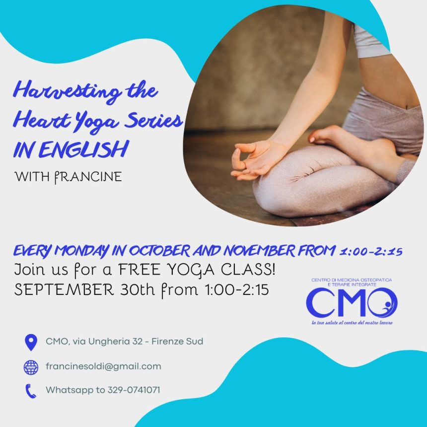 yoga in inglese cmo 2024 Harvesting the Heart Yoga Series in English