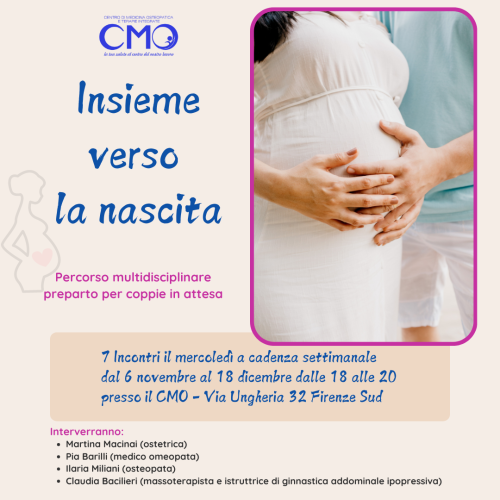 Insieme verso la Nascita – corso preparto per coppie in attesa